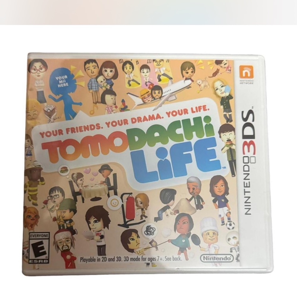 Tomodachi Life 3Ds Game RARE